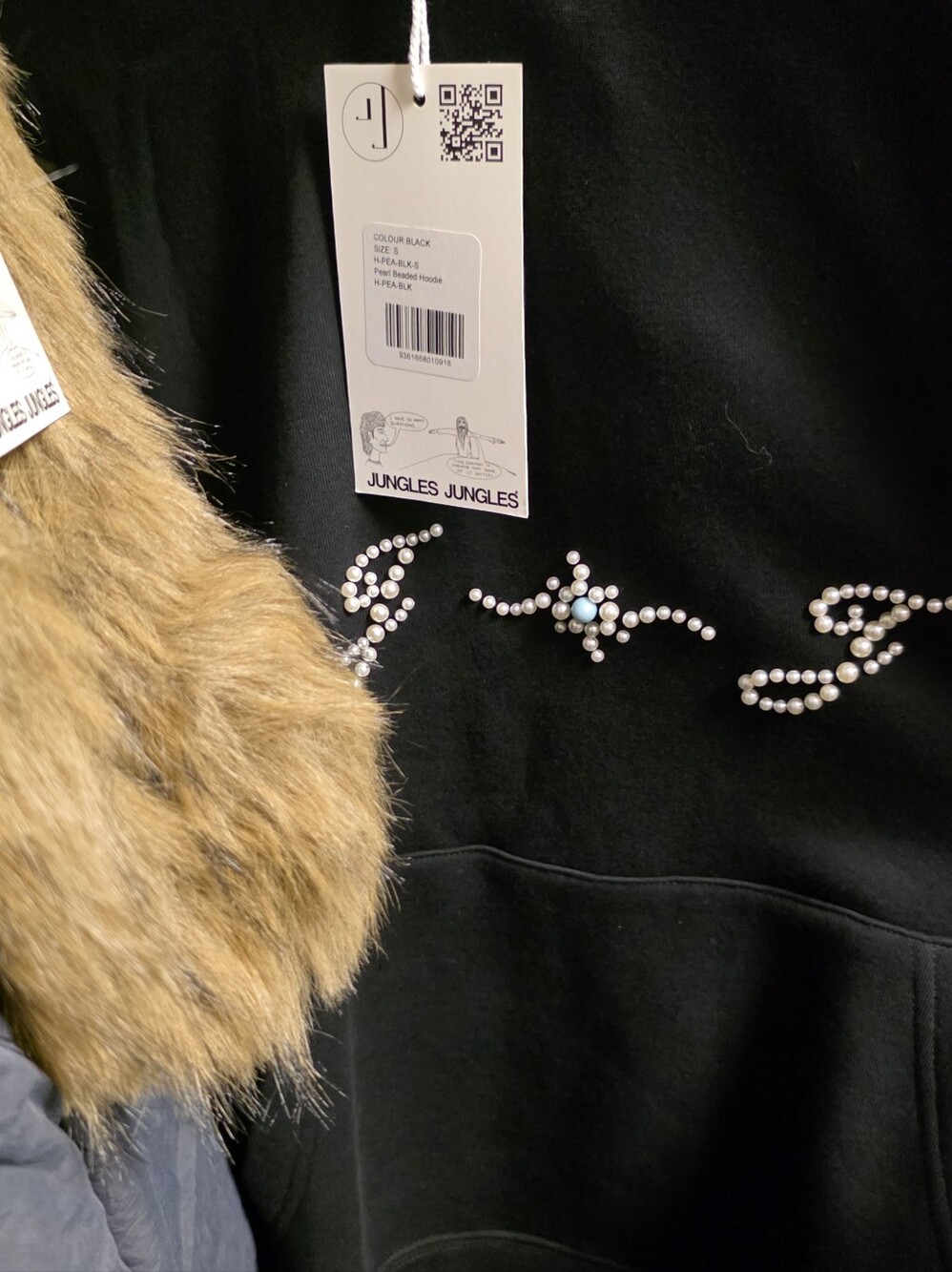 Jungles Jungles Pearl Beaded Hoodie - Picture 5 of 5